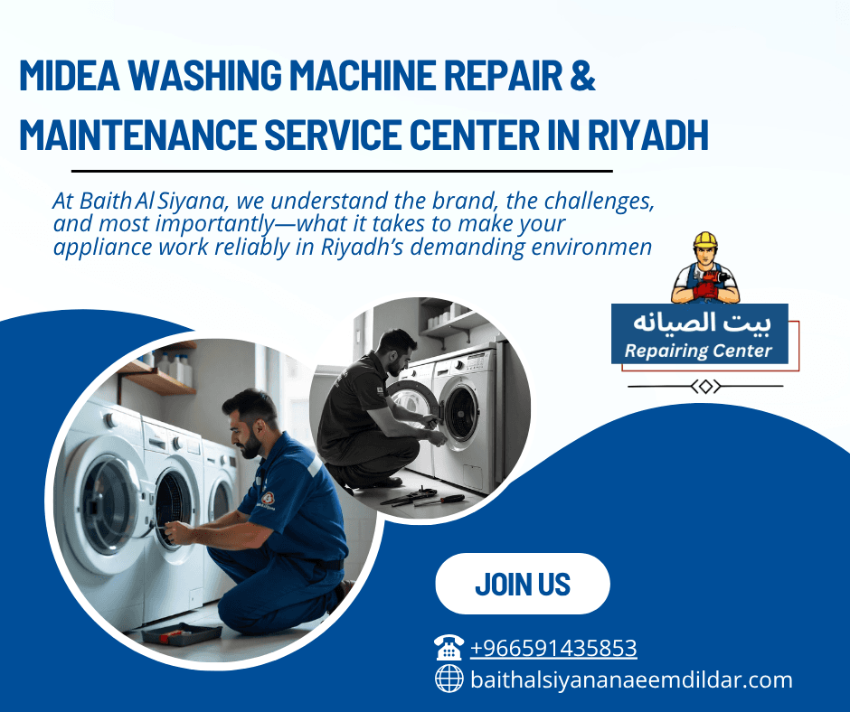 Midea Washing Machine Repair & Maintenance Service Center in Riyadh